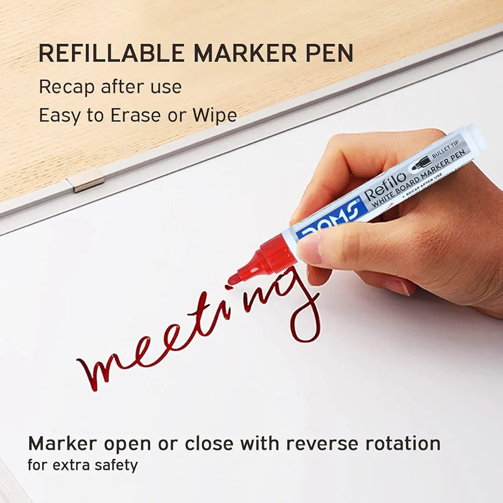 DOMS 7433- RED WHITE BOARD MARKER DOMS 7433- RED WHITE BOARD MARKER